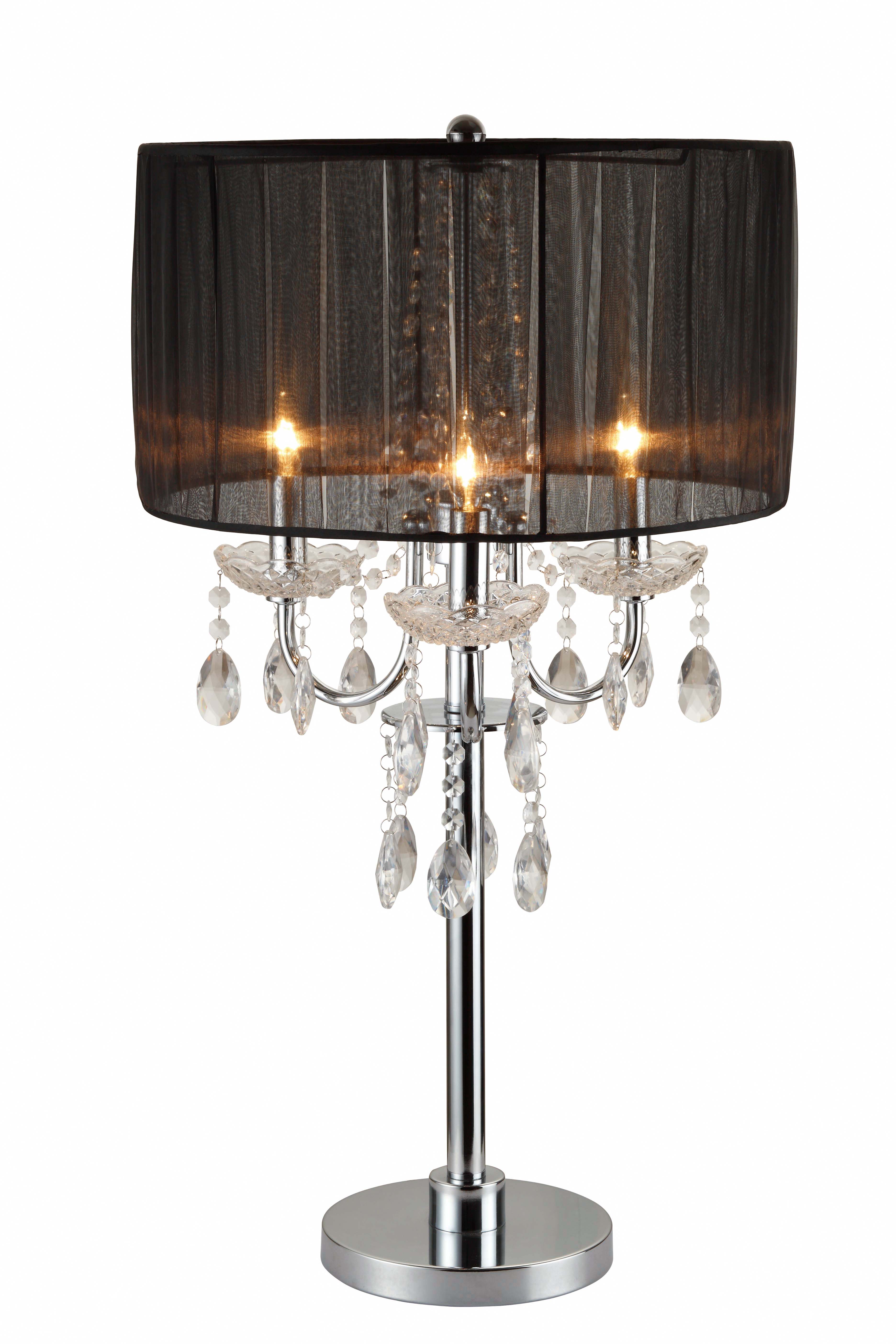 CHANDELIER TABLE TOUCH LAMP 29.5in H