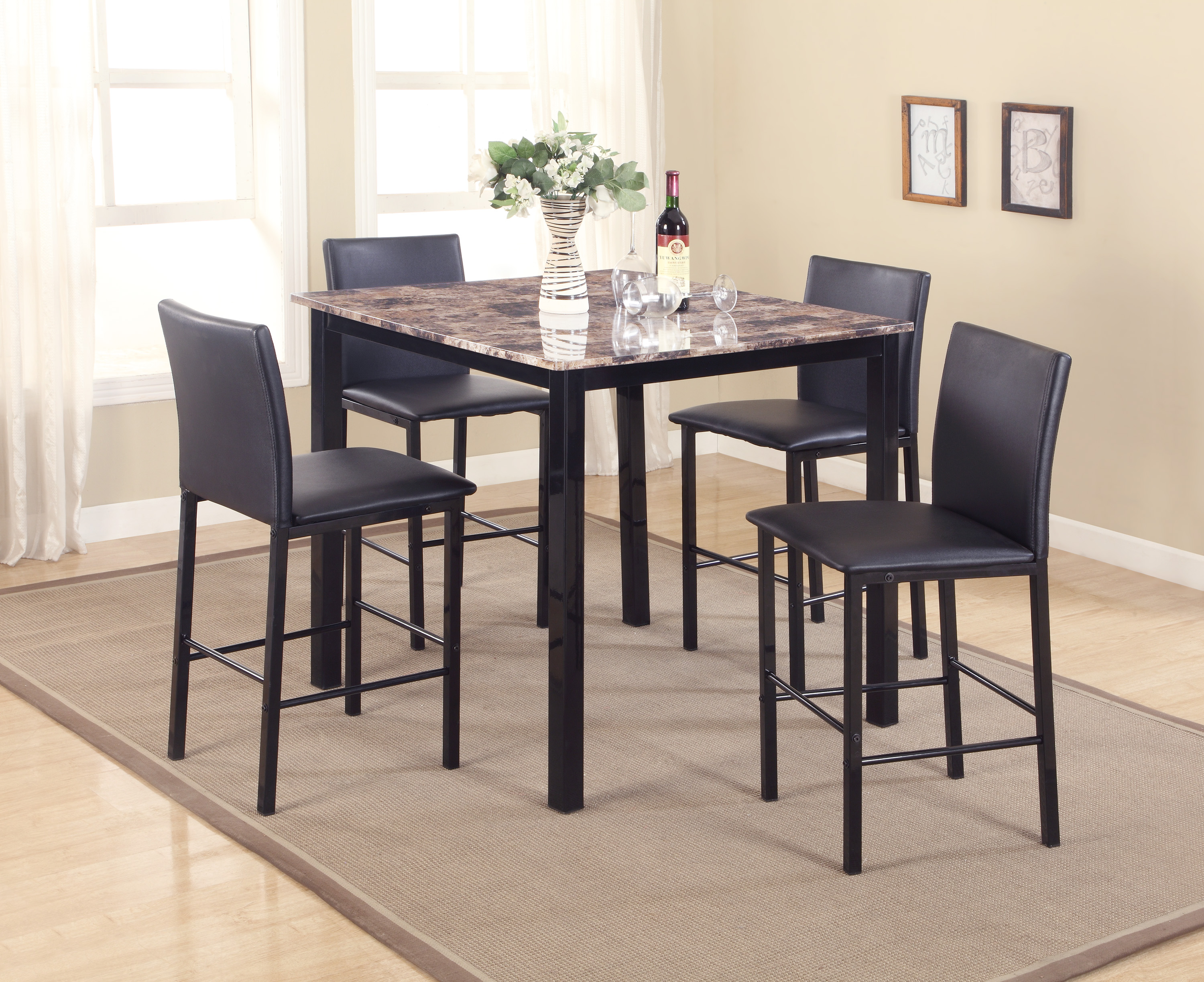 1817 AIDEN 5PC COUNTER HEIGHT DINING SET